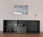 USM Haller Sideboard | 3x2 elements | medium grey 1 flap, Ophalen, Gebruikt, 25 tot 50 cm
