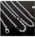 ketting., Sieraden, Tassen en Uiterlijk, Ophalen of Verzenden, Nieuw, Zilver, Overige materialen