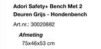Hondenbench 75 x 46 x 53, Dieren en Toebehoren, Ophalen, Zo goed als nieuw