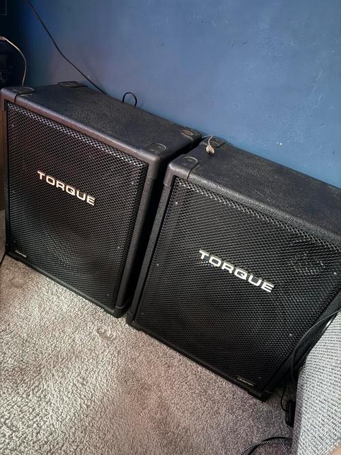 Torque Luidsprekers - Set van 2, Audio, Tv en Foto, Luidsprekers, Gebruikt, Front, Rear of Stereo speakers, 120 watt of meer, Overige merken
