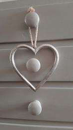Mooi zilverkleurige deurhanger hanger hart decoratie., Huis en Inrichting, Woonaccessoires | Overige, Ophalen of Verzenden, Zo goed als nieuw