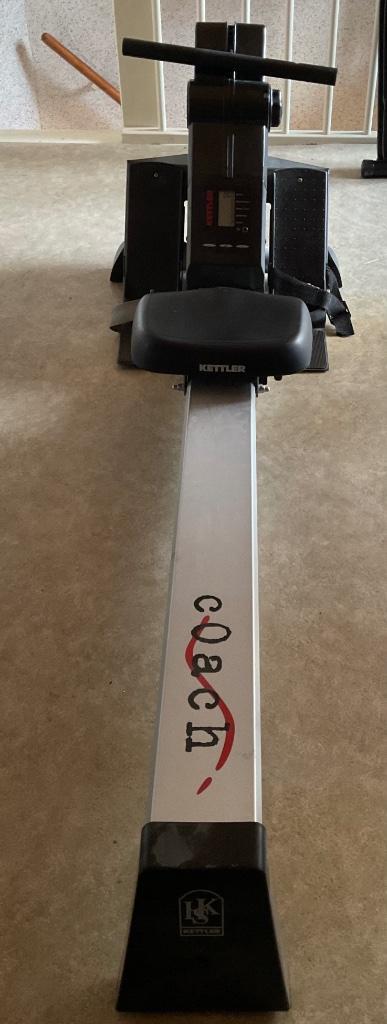 Te koop Kettler Roeimachine €125 ophalen in Spijkenisse, Sport en Fitness, Fitnessapparatuur, Zo goed als nieuw, Roeitrainer, Armen