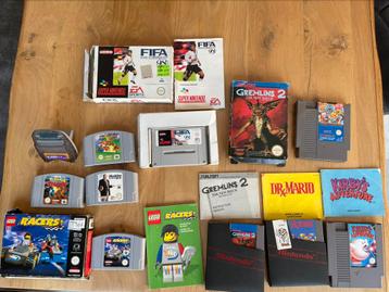 Games voor NES, SNES en N64! beschikbaar voor biedingen