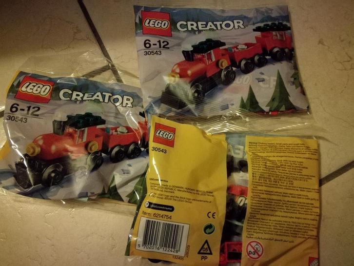 Lego Kerst trein - Kersttrein in polybag - 30543, Kinderen en Baby's, Speelgoed | Duplo en Lego, Nieuw, Lego, Complete set, Ophalen of Verzenden