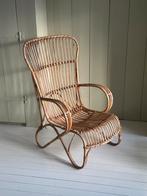 Vintage Rotan Stoel, Huis en Inrichting, Fauteuils, Ophalen, Gebruikt, Minder dan 75 cm, Riet of Rotan