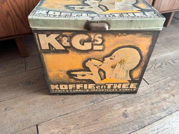 Vintage K&G Koffieblik Kanis & Gunnink beschikbaar voor biedingen