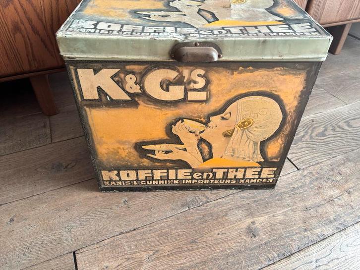 Vintage K&G Koffieblik Kanis & Gunnink, Antiek en Kunst, Antiek | Overige Antiek, Ophalen of Verzenden