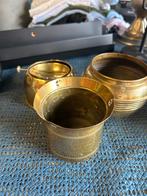 Vintage Bronzen Potjes - Set van 3, Ophalen, Brons
