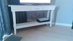 T.k leuke witte sidetable., Huis en Inrichting, Tafels | Sidetables, Ophalen, Gebruikt, 100 tot 150 cm, 25 tot 50 cm
