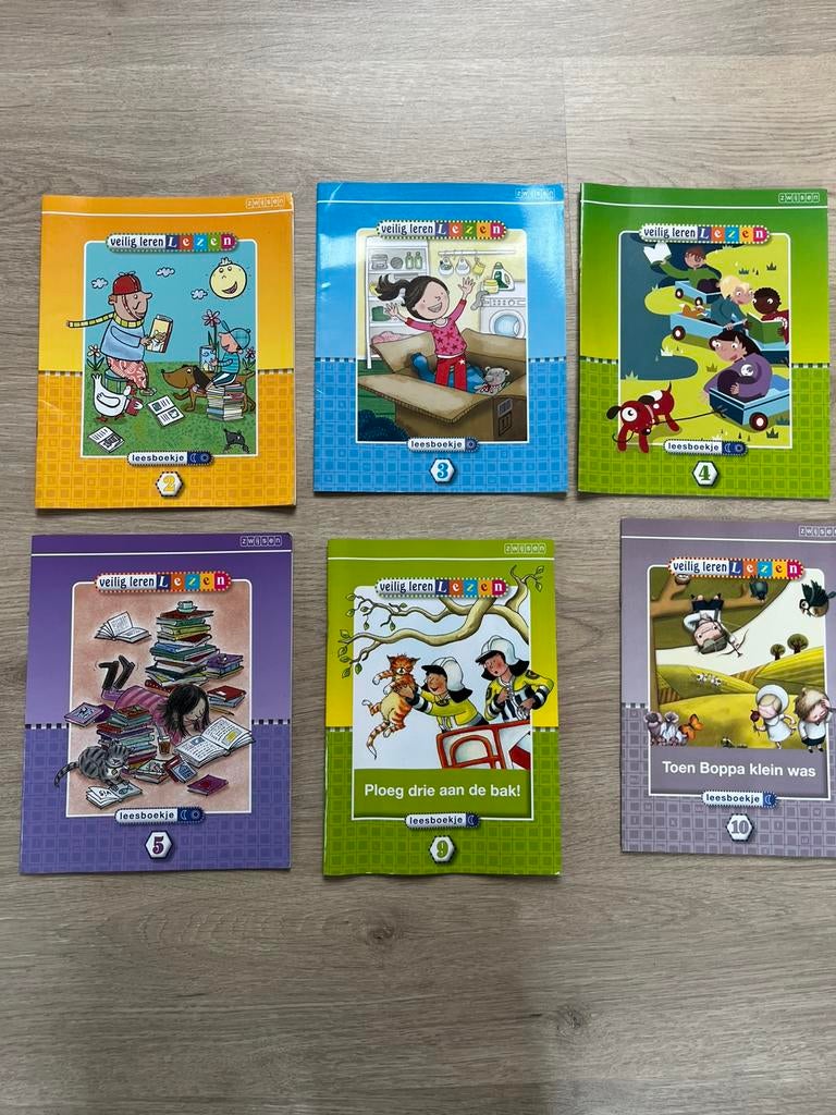 6 x veilig leren lezen boeken. Zwijsen. Nu 12,-, Ophalen of Verzenden, Zo goed als nieuw