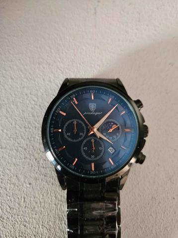  Heren Polshorloge - Zwart beschikbaar voor biedingen