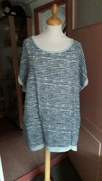 Luchtige en wijde top korte mouw mt XXL zeegroen/blauw 4,50, Blauw, Maat 46/48 (XL) of groter, Ophalen of Verzenden, Korte mouw