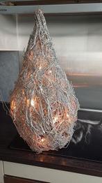 Grijs/zilveren bling bling Kerstboom verlichting 62cm hoog, Ophalen of Verzenden, Zo goed als nieuw