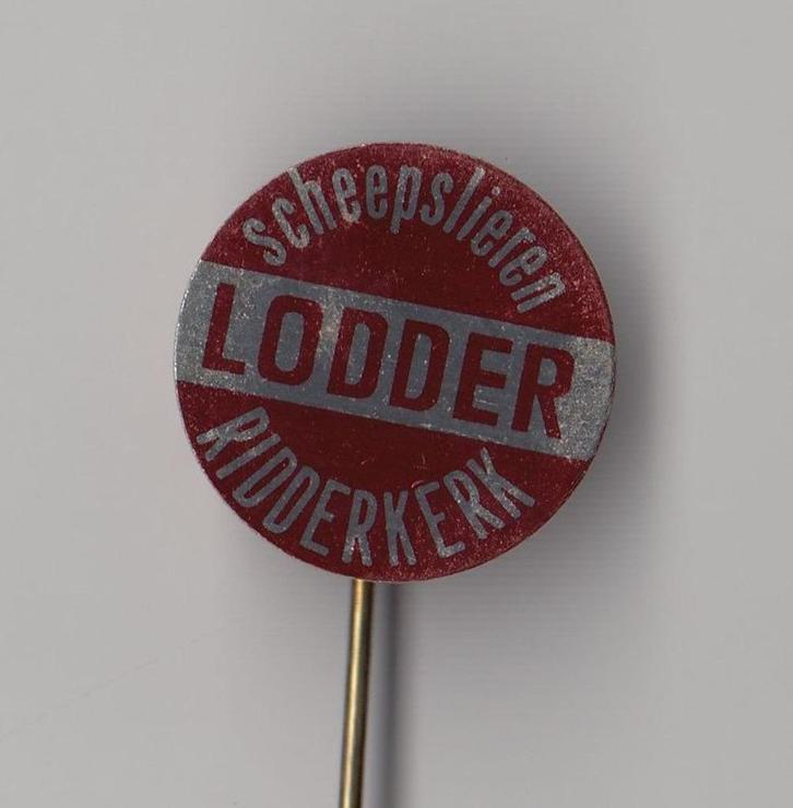 Lodder Scheepslieren Ridderkerk Scheepvaart speldje, Verzamelen, Speldjes, Pins en Buttons, Gebruikt, Speldje of Pin, Overige onderwerpen