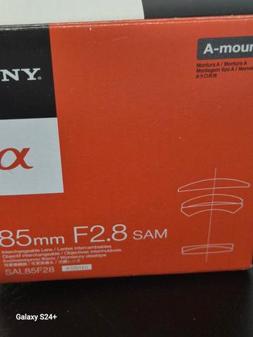 Sony Alpha SAL85F28 85mm f/2.8 Lens beschikbaar voor biedingen