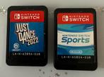 2 Nintendo Switch Games: Sports en Just Dance 2022, 3 spelers of meer, Ophalen of Verzenden, Zo goed als nieuw, Vanaf 3 jaar
