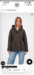 Airforce 4 pocket parka Maat S, Bruin, Nieuw, Ophalen of Verzenden, Airforce