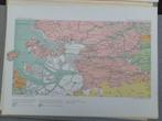 B008 / plattegrond St. Elizabethvloed in 1476 uit 1915, Antiek en Kunst, Kunst | Litho's en Zeefdrukken