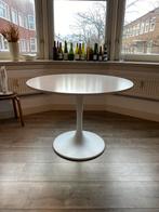 Ikea Docksta / tulip style witte ronde tafel, Huis en Inrichting, Tafels | Eettafels, Gebruikt, Rond, Vier personen, Overige houtsoorten