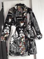 Desiqual winterjas, Zwart, Maat 42/44 (L), Ophalen of Verzenden, Zo goed als nieuw