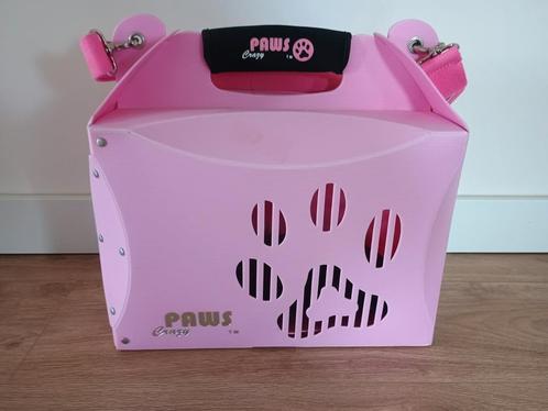 Roze reismand voor kleinere kat of kleiner huisdier, Dieren en Toebehoren, Katten-accessoires, Zo goed als nieuw, Ophalen