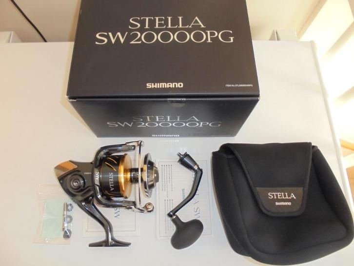 Big Game Shimano Stella SW-C 20000PG Molen Made in Japan., Watersport en Boten, Hengelsport | Zeevissen, Nieuw, Molen, Ophalen of Verzenden