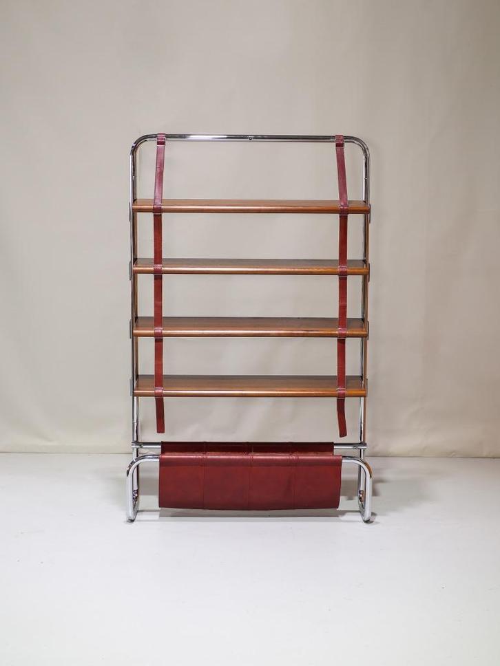 Jumbo boekenkast Luigi Massoni Poltrona Frau, Italië 1971, Huis en Inrichting, Kasten | Boekenkasten, Zo goed als nieuw, 100 tot 150 cm