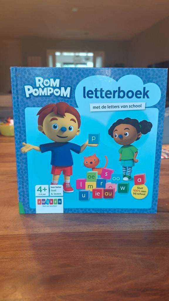 Katrien van Schuylenbergh - Letterboek RomPomPom, Boeken, Kinderboeken | Jeugd | onder 10 jaar, Zo goed als nieuw, Non-fictie
