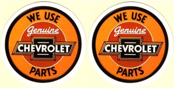 Chevrolet Parts sticker set #9, Auto diversen, Autostickers, Ophalen of Verzenden