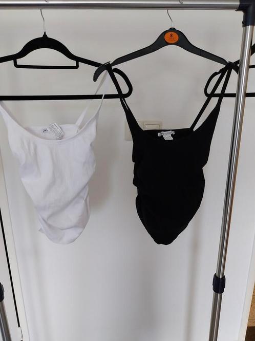 Zara tops, Kleding | Dames, Tops, Zo goed als nieuw, Maat 36 (S), Wit, Zonder mouw, Ophalen of Verzenden
