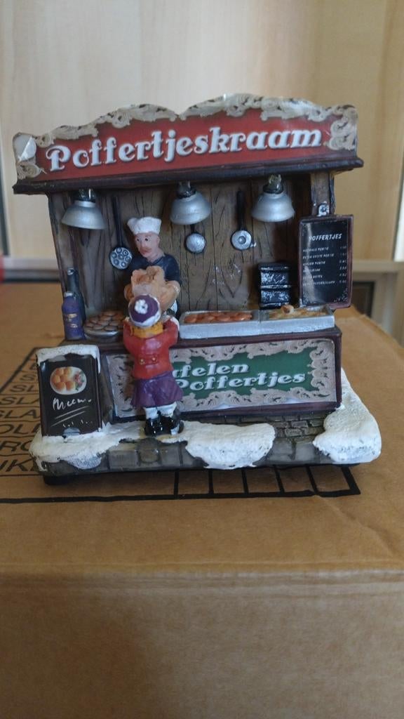 Leuk kersthuisje - Poffertjeskraam, Diversen, Ophalen, Zo goed als nieuw