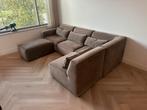 Bank/hoekbank, Huis en Inrichting, Ophalen, Gebruikt, Stof
