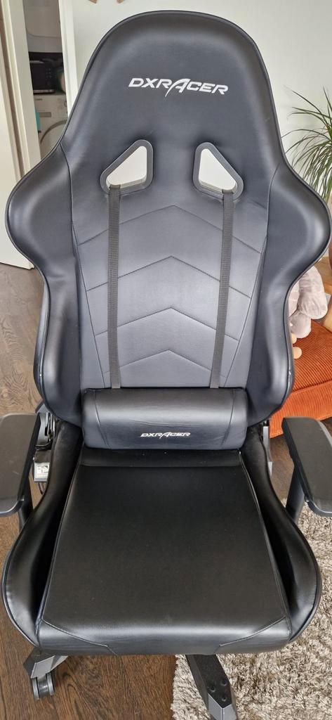 Dxracer Gaming Stoel - Zo Goed Als Nieuw!, Huis en Inrichting, Bureaustoelen, Zo goed als nieuw, Bureaustoel, Zwart, Ergonomisch