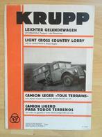 folder krupp legervoertuig vooroorlogs, Verzenden, Zo goed als nieuw, Overige merken
