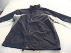 blauw regenjas met capuchon in de kraag Multitex maat L, Ophalen of Verzenden, Zo goed als nieuw, Regenjas, Heren