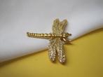 Broche   libelle met Swarovski kristal, Verzamelen, Swarovski, Verzenden, Zo goed als nieuw, Sieraad of Horloge
