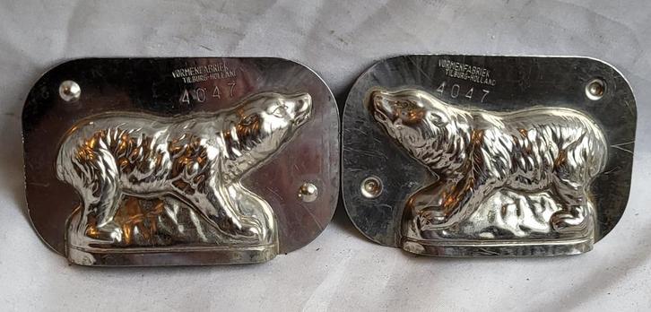 Mooie oude chocoladevorm: IJSBEER (VORMENFABRIEK TILBURG), Antiek en Kunst, Curiosa en Brocante, Ophalen of Verzenden