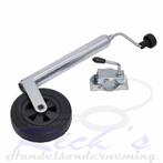 Neuswiel, steunwiel met klem kunststof velg