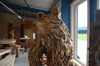 Indrukwekkende Handgemaakte Beer van Teak (210 cm), Verzamelen, Ophalen, Nieuw, Dier