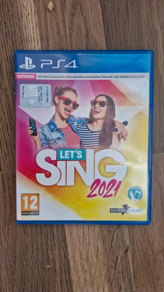 Let's Sing 2021 - PS4 + USB microfoon, Spelcomputers en Games, Games | Sony PlayStation Vita, Zo goed als nieuw, Muziek, 3 spelers of meer