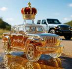 Prachtige glazen Whisky karaf Terreinwagen (320ml), Verzamelen, Glas en Borrelglaasjes, Ophalen of Verzenden, Nieuw, Overige typen