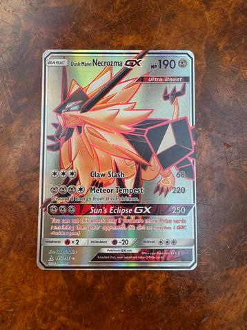 Pokémon kaart Dusk Mane Necrozma GX 145/156 beschikbaar voor biedingen