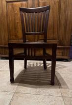 Twee hardhouten stoelen, Ophalen, Gebruikt, Twee, Bruin