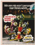 Retro reclame 1978 Biotex wasmiddel sprookjes wedstrijd, Verzamelen, Retro, Verzenden, Overige typen