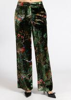 Marc Cain Velours broek, Kleding | Dames, Verzenden, Zo goed als nieuw, Maat 46/48 (XL) of groter, Zwart