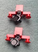 Lego trein stoot - buffer blokje Rood met kantel magneet., Ophalen of Verzenden, Gebruikt, Losse stenen, Lego