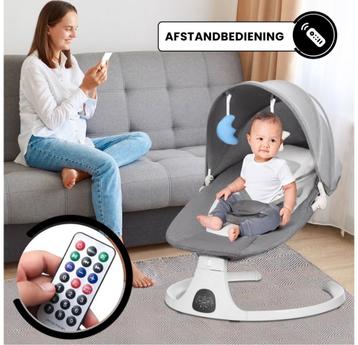 Oemmie Elektrische wipstoel - Baby swing - Grey beschikbaar voor biedingen