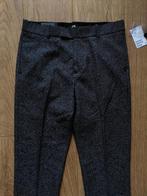 Donker grijze Slim Fit Pleated broek, Nieuw, Ophalen of Verzenden, Maat 46 (S) of kleiner, Grijs
