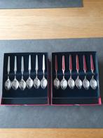 Verzilverde theelepels met emaille, Ophalen, Zilver