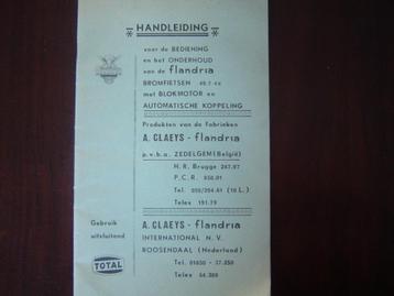 Flandria bromfiets handleiding 49,7cc automatische koppeling beschikbaar voor biedingen
